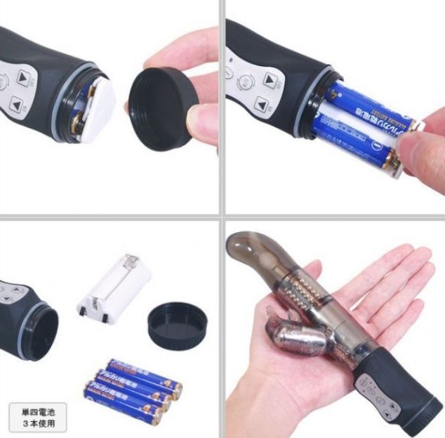 細身型靜音防水按摩棒登場。 7段振動模式、規格適中!小海豚直接刺激G點區。正反開關的新配置。超越其他電動器的性能。完美的... ToysHeart - Sophia 兔子震動棒 - 煙燻黑 照片-5