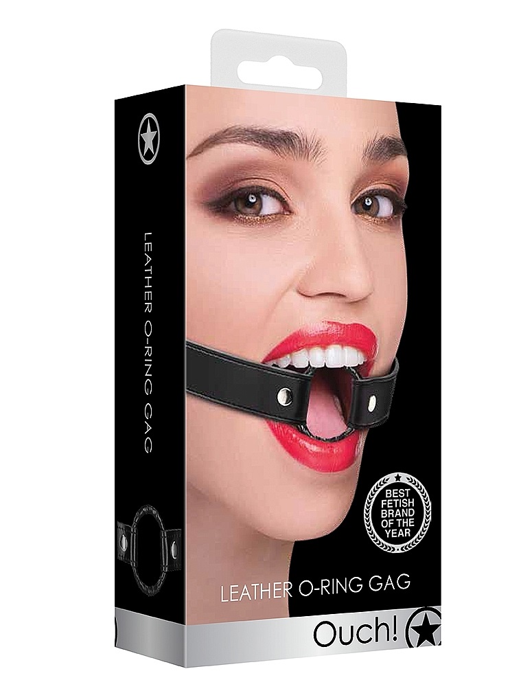 Completely wrapped in high-quality scaled polyurethane, the ... Ouch - Wrapped O-Ring Gag photo-6