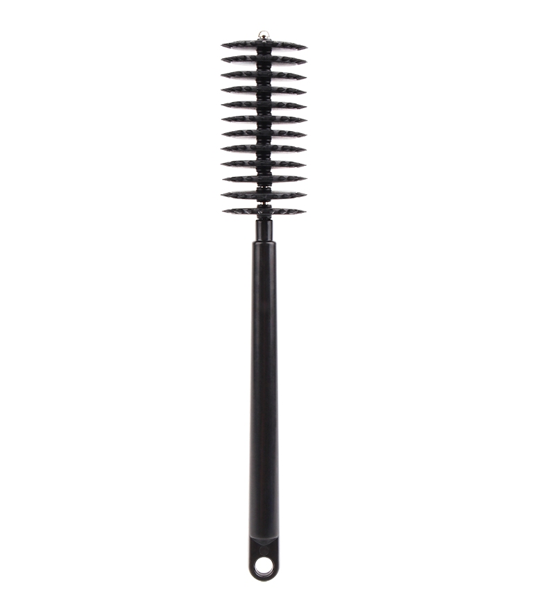 Stimulating Pinwheel With Sharp Rollers, Great In Combinatio... Chisa - 12 Row Spiky Pinwheel - Black photo-2