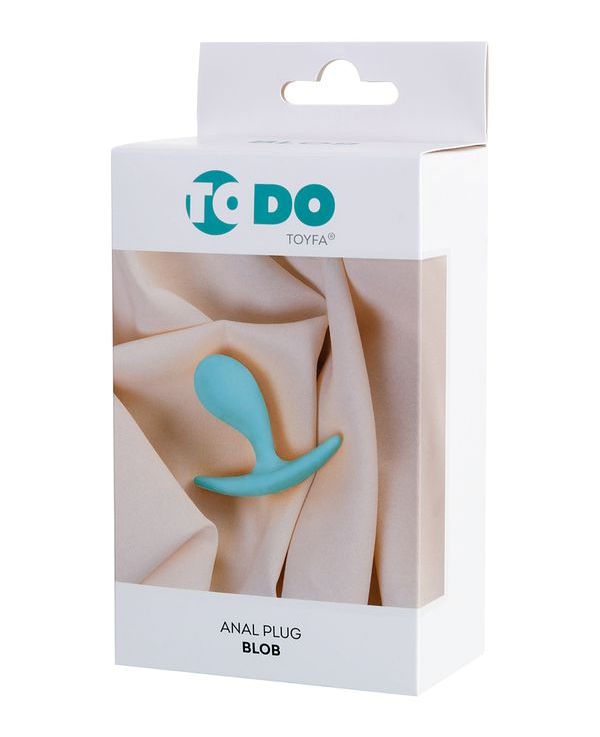 Small plug is ideal for the first experience. The wide stopp... ToDo - Blob Anal Plug - Blue photo-8