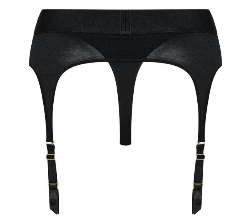 Provide sensual tension in the bedroom with this beautiful S... Strap-On-Me - Rebel Harness w Suspenders - Black - L photo-2