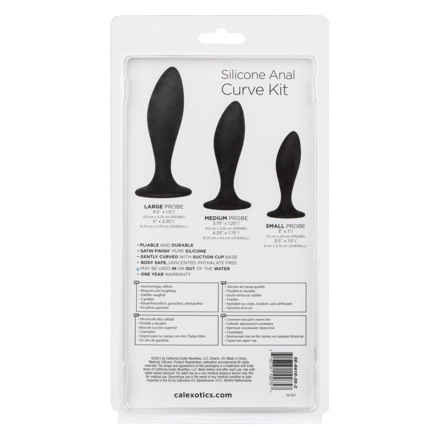 Open yourself up to a world of thrilling anal pleasure with ... CEN - Anal Curve Kit - Black photo-17