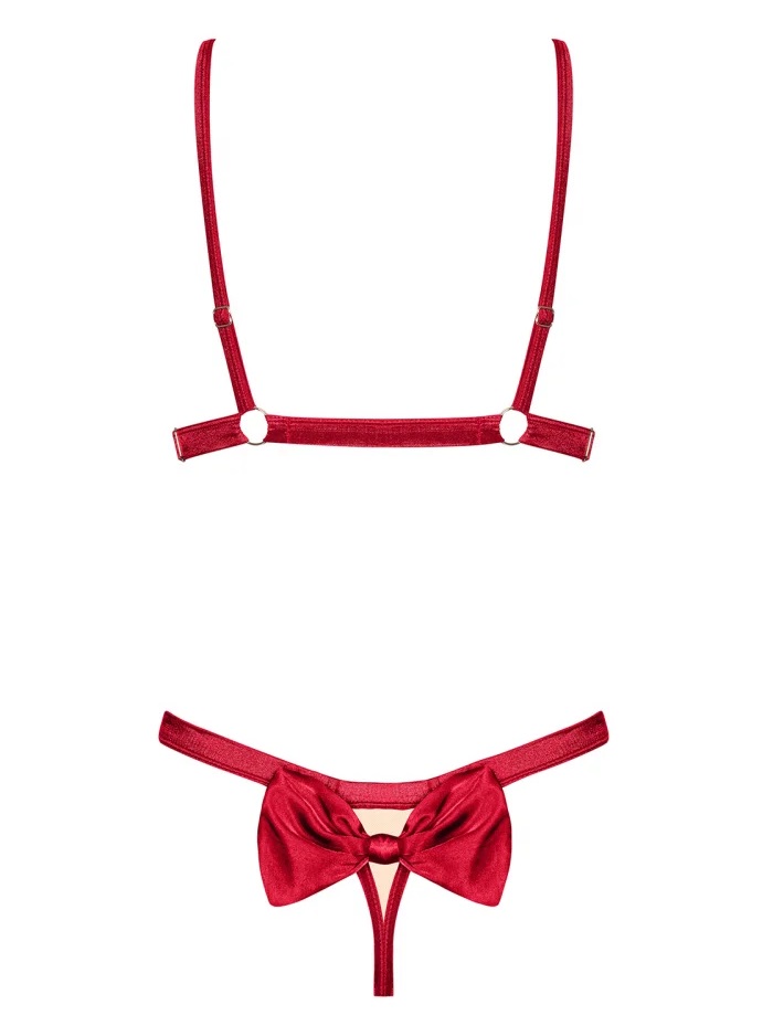 There’s never too much of… obsessively sweet lingerie! And y... Obsessive - Rubinesa Set - Red - S/M photo-8