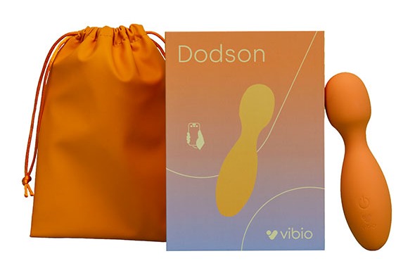Dodson is a unisex mini wand featuring powerful technology t... Vibio - Dodson App-Controlled Mini Wand - Orange photo-4