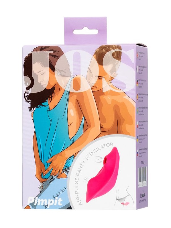 Vacuum wave stimulation panty liner Pimpit made from soft si... JOS - Pimpit Panty Stimulator - Pink photo-12