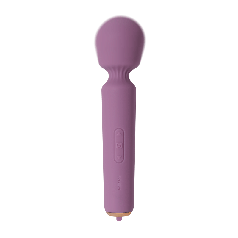 Mini Emma Neo delivers powerful vibrations in a compact desi... SVAKOM - Mini Emma Neo Interactive Wand Vibrator - Romantic Rose photo-3