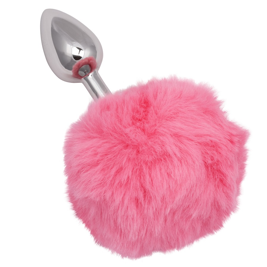 Play free with the Running Wild Bunny Tail, a sleek and soph... CEN - Running Wild Bunny Tail Plug - Pink photo-3