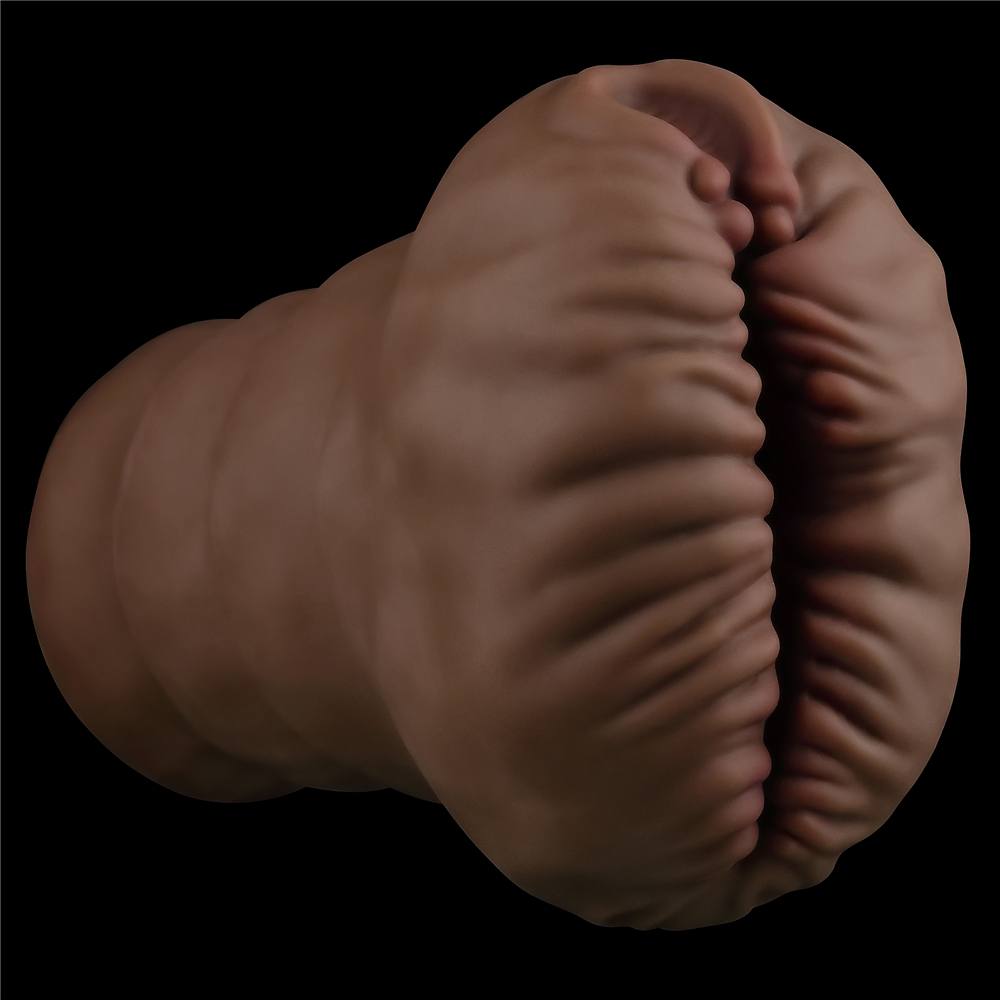 Highly detailed and expertly hand crafted, this realistic al... Lovetoy - Alien's Pie Masturbator #2 - Brown photo-6