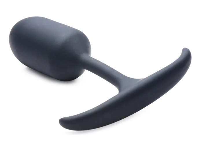 These comfortable weighted butt plugs hit hard and deep! Hea... Heavy Hitters - Weighted Anal Plug M - Black photo-7