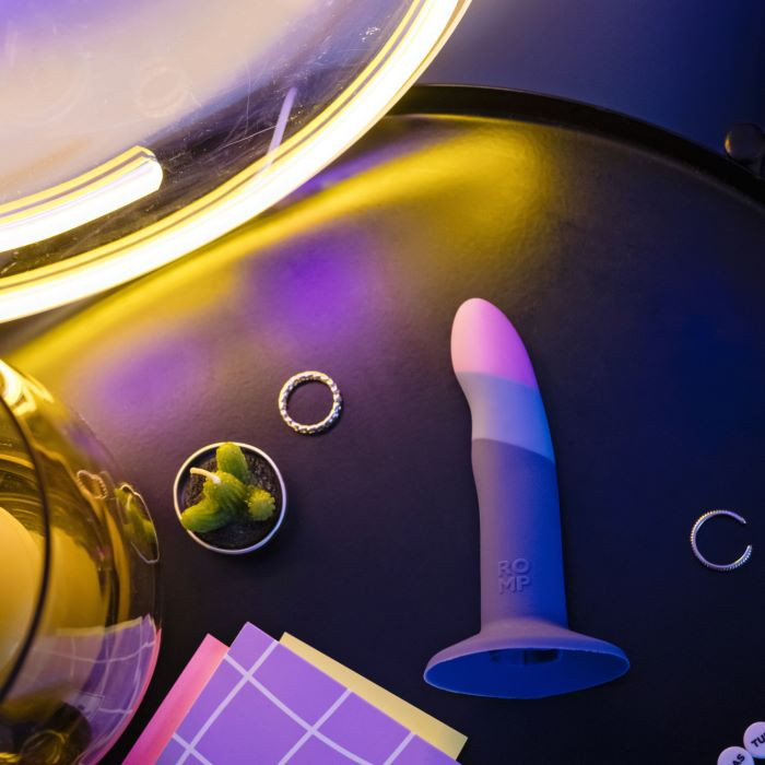 ROMP Piccolo makes non-realistic silicone dildos accessible ... Romp - Piccolo Dildo - Blue photo-5