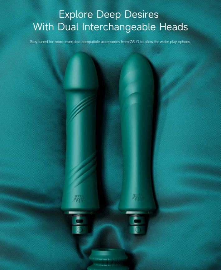 Powered by ZALO's groundbreaking PowerThrust technology,... Zalo - Sesh APP Thrusting Sex Machine - Turquoise Green photo-9