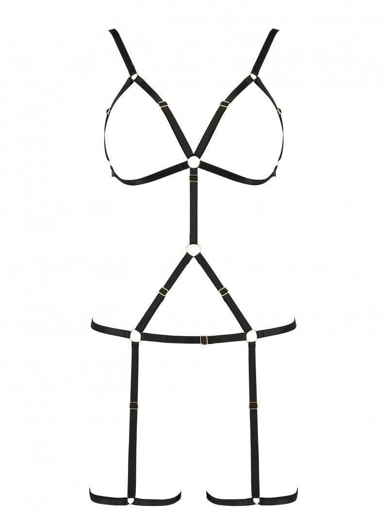 Indica is a sensual proposition for women who are not afraid... Passion - Indica Harness - Black - S/M photo-5