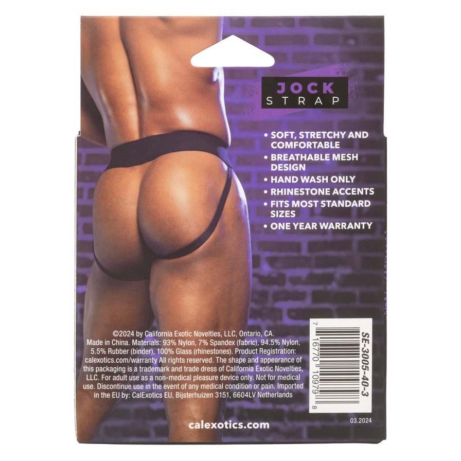 Unleash your playful side with the Radiance Jock Strap, an e... CEN - Radiance Jockstrap - Black photo-8