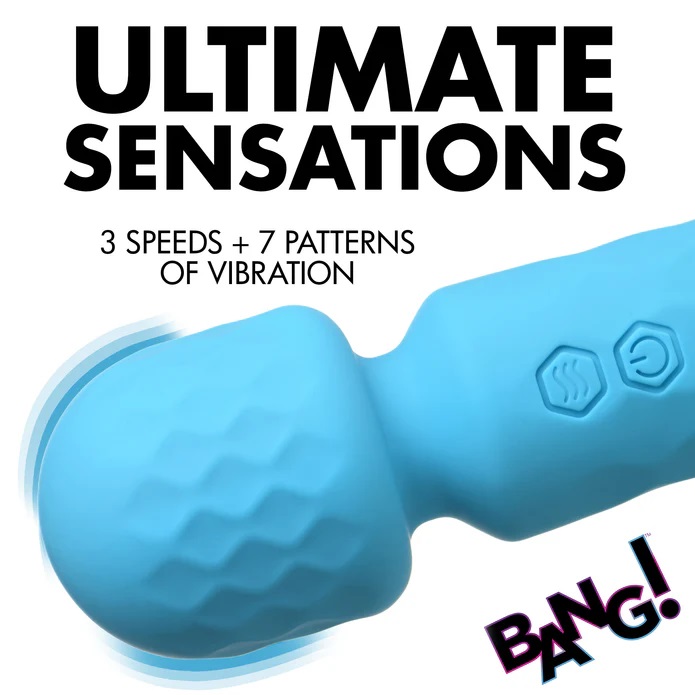 This is for the discreet hedonists. For those always ready f... Bang! - 10X Mini Wand - Blue photo-6