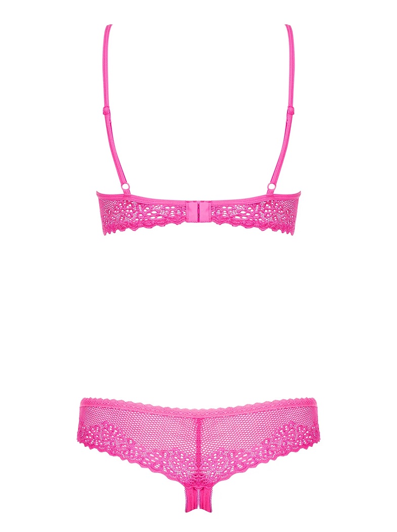 Something sensual to look perfect in the bedroom? If you are... Obsessive - Alabastra 2 pcs Set - Pink - XXL photo-8