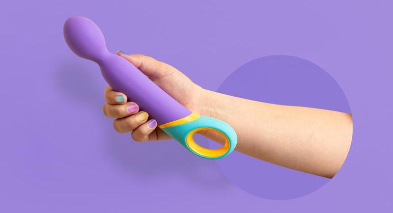 Base is a colourful addition to the wand vibrator collection... PMV20 - Base Wand Vibrator - Purple photo-2