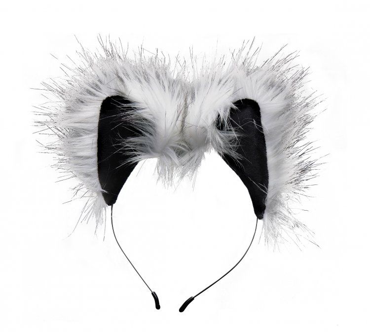 You will both be howling in pleasure when you get wild with ... Tailz - Wolf Tail and Ears Set - Grey photo-4