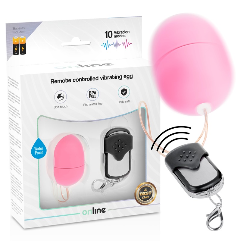 Are you tired of the monotony and looking for something to s... Online - Vibro Egg w Remote S - Pink photo-5