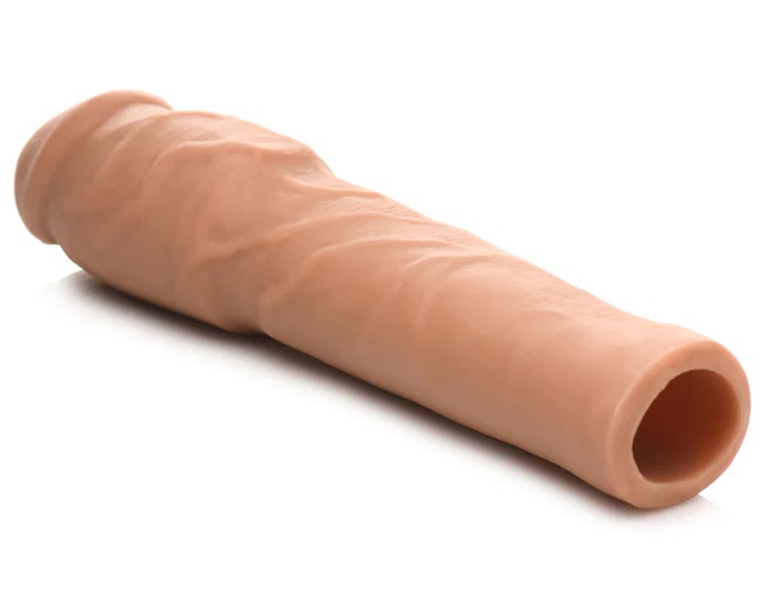 Satisfy your partner's craving for a larger rod with thi... Jock - 2" Extra Thick Sleeve - Flesh photo-4