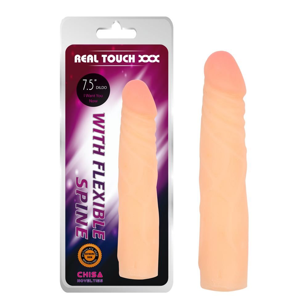Material:T-Skin
Product Size:17cm, Φ3.3cm
Product Weight:0.1... Chisa - Dildo w/ Flexible Spine photo-6