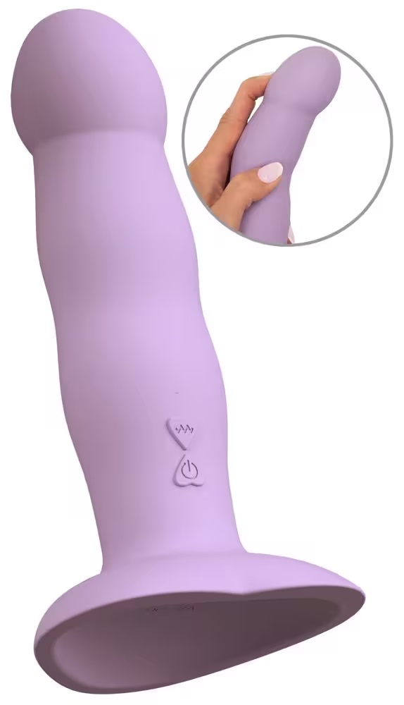A powerful guy with a heart!
The delicate purple vibrator, H... You2Toys - Heart Guy Vibro Dildo - Purple photo-3