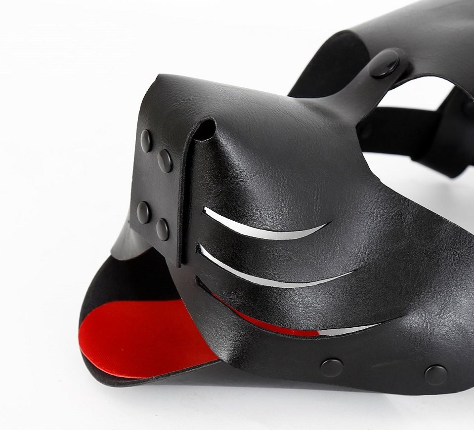 Introducing our exquisite BDSM Puppy Mask in high-quality PU... Kiotos - Puppy Mask - Black photo-11