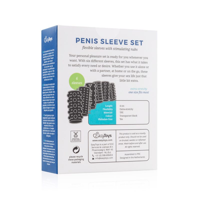 Make you intimate moments even more intense with these penis... Easytoys - Penis Sleeve 6pcs Set photo-7