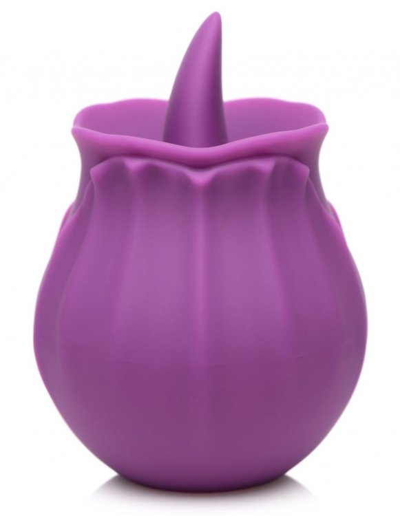 Prepare to blossom with pleasure with this violet-shaped Blo... Inmi - Bloomgasm Wild Licking Stimulator - Purple photo-4