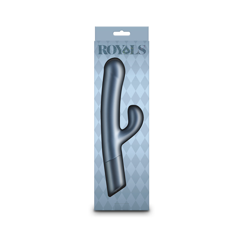 A Queen’s Delight is yours with Royals. A collection of exqu... NS Novelties - Royals Countess Rabbit Vibrator - Metallic Seafoam photo-4