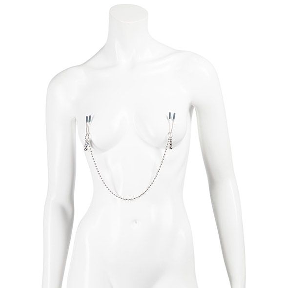 Whether you're one of those lucky people who can climax ... Fifty Shades of Grey - Darker At My Mercy Beaded Chain Nipple Clamps photo-4