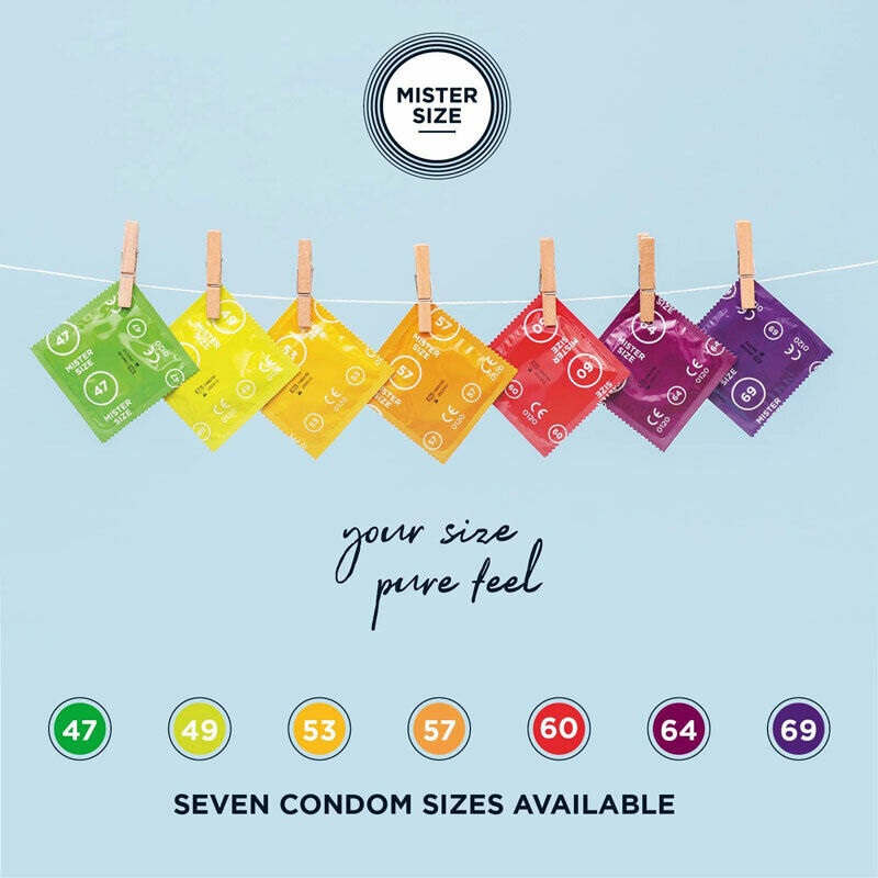 With MISTER SIZE 64 you have the condom that gives you an al... Mister Size - Condoms 64mm 10's Pack photo-4
