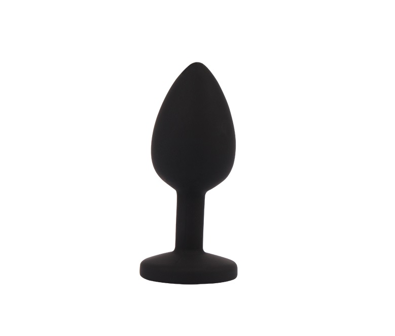 Anal Play and Training, Phthalates Free, Tapered Easy Entry ... Chisa - Booty Fantasy Gem Plug S - Black photo-2