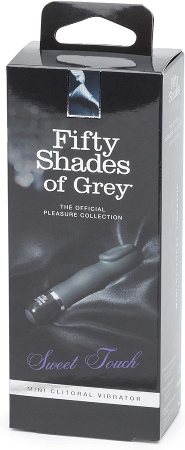 Made from sleek silicone and with 10 powerful modes of vibra... Fifty Shades of Grey - Sweet Touch Mini Clitoral Vibrator - Black photo-7