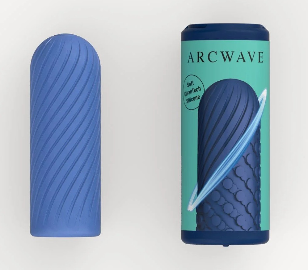 Ghost is a skin-soft silicone toy with a trick up its sleeve... Arcwave - Ghost Flip IT Pocket Stroker - Blue photo-10