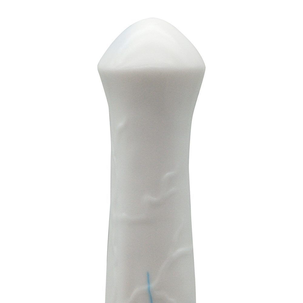 Silicone horse anal dildo, artificial realistic anal plug, s... FAAK - Horse Long Dildo - White/Blue photo-14