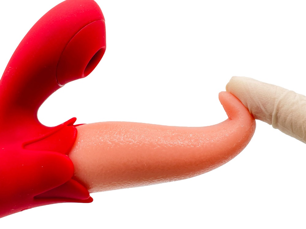 Nice tongue trick! Tongue x Suction! Introducing Beross, a c... Atelier Treasure - Beross Tongue Vibrator - Red photo-2