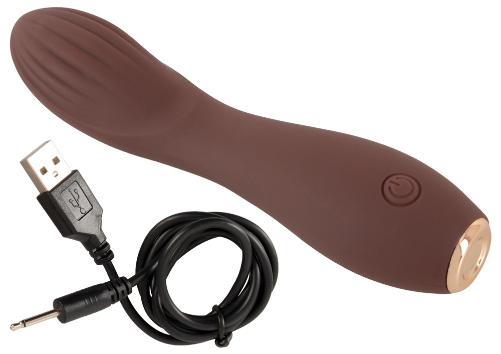 The vibrator Hazel 05 from You2Toys impresses with its curve... You2Toys - Hazel 05 Vibrator - Brown photo-9