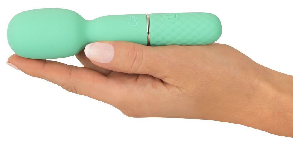 The beautiful, pastel-coloured Mini Vibrator from the Cuties... Cuties - Mini Wand Vibrator - Blue photo-3