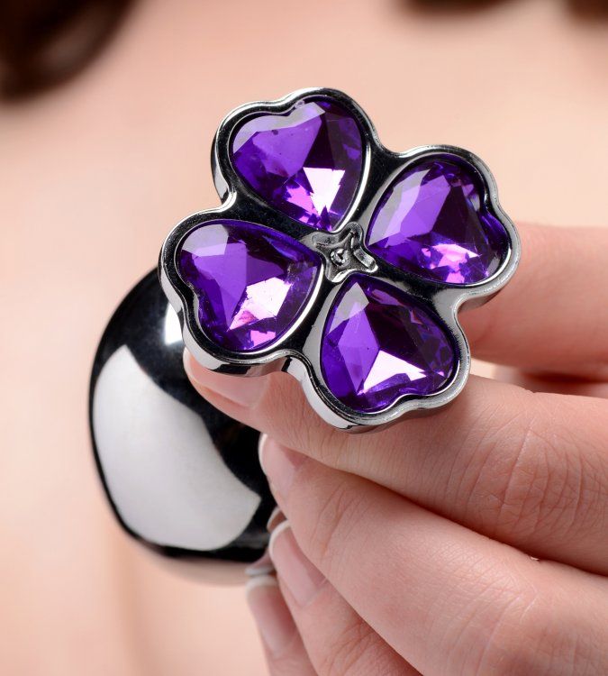 Who doesnt love flowers for a special occasion? The differen... Booty Sparks - Flower Gem Anal Plug Set 3pc - Violet photo-2