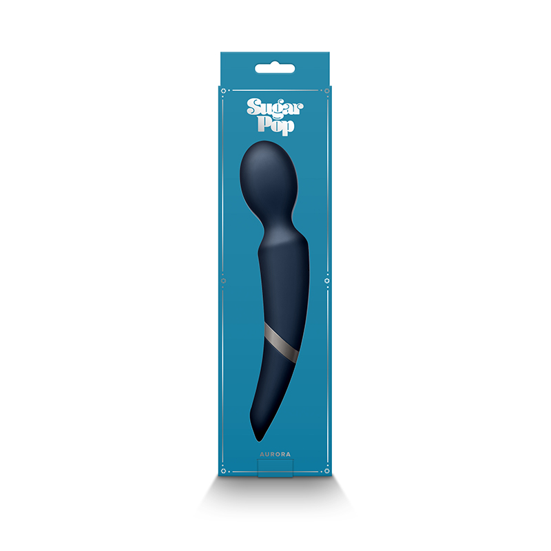The Aurora by Sugar Pop packs multiple uses into one toy. Au... NS Novelties - Sugar Pop Aurora Air Pulse Massager - Blue photo-2
