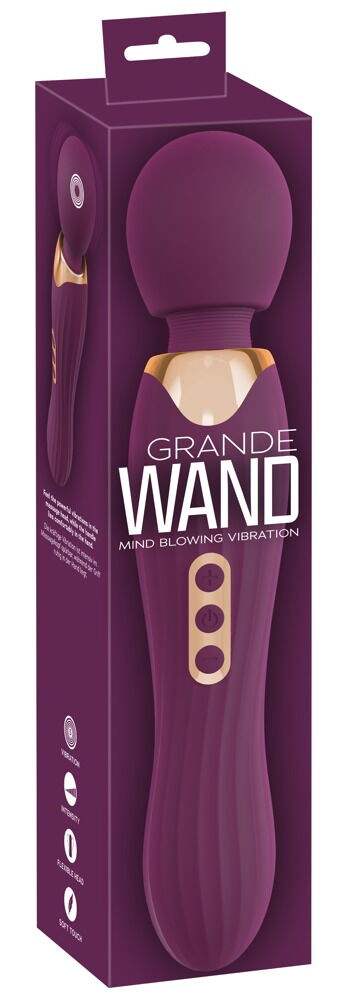 Extra strong vibration variety for massage & stimulation!
Su... You2Toys - Grande Wand Massager - Purple photo-12