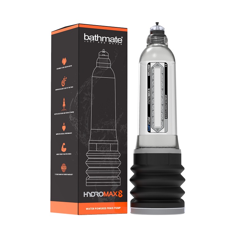 The best-performing penis pump on the market is now even bet... Bathmate - Hydromax 8 - Clear photo-3