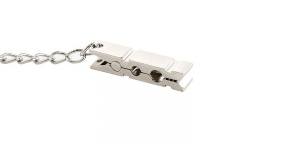 Introducing our Modern Zinc Alloy Nipple Clamps with Chain—a... Kiotos - Modern Nipple Clamps w Chain photo-2