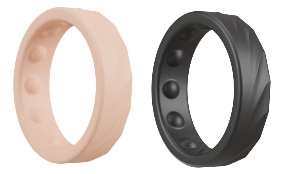 Perfect support for long and powerful sex!
The 4in1 Cock Rin... You2Toys - 4in1 Cock Rings - Black/Flesh photo-3