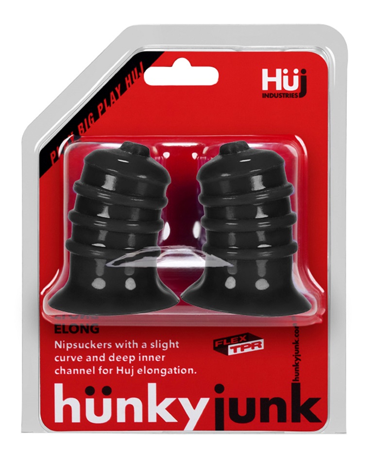 The Elong nip suckers work, they really do suck, and look so... Hunkyjunk - Elong Nipple Suckers - Black photo-3