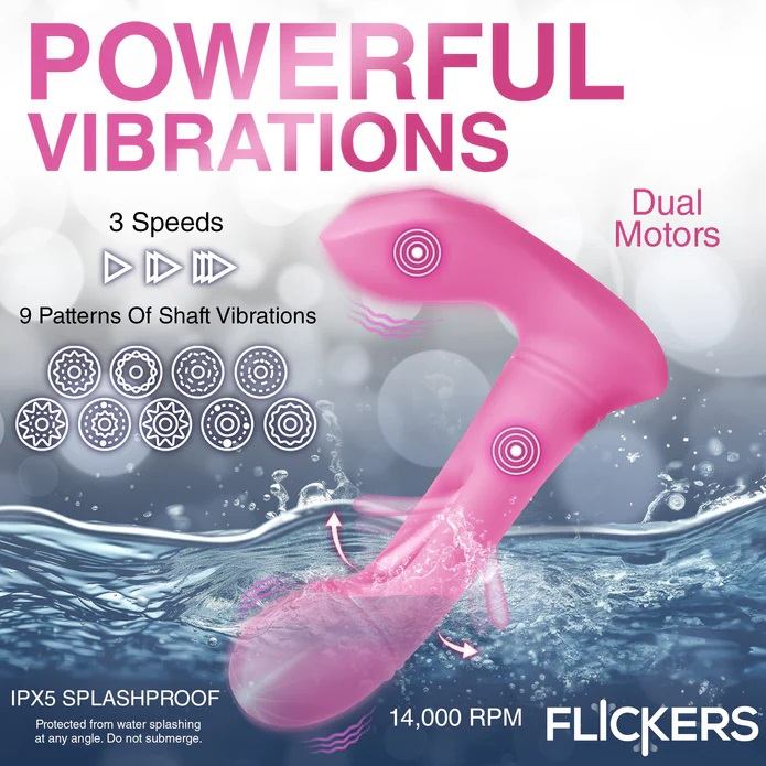 Prepare to reach new heights of ecstasy with this G-Flick G-... Inmi - G-Flick G-Spot Vibrator - Pink photo-4