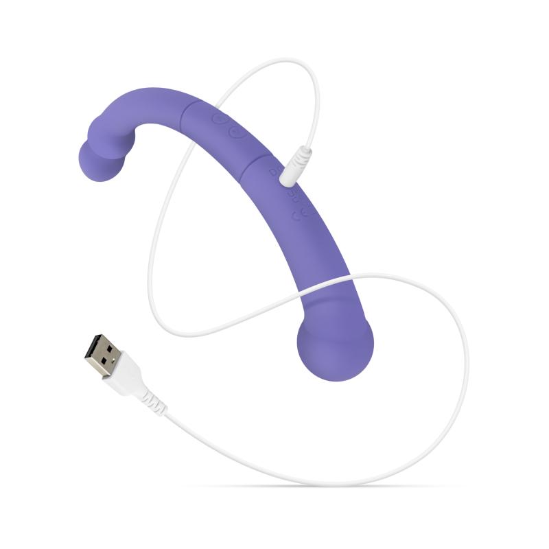 Good Vibes Only offers the best material and a powerful moto... Good Vibes Only - Leah Double End Vibrator - Purple photo-8