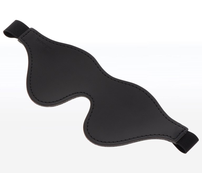 This vegan leather Intense Dark Blindfold is lined with soft... Taboom - Intense Dark Blindfold - Black photo-3