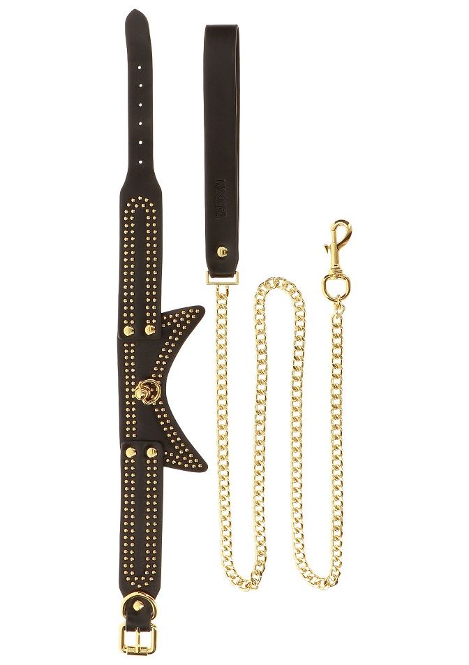 The TABOOM Collar and Leash is designed for those who wish t... Taboom - Vogue Collar w Leash - Black photo-7