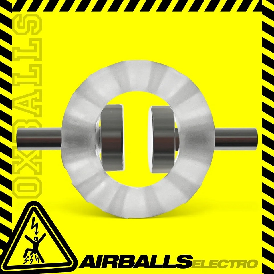 Airballs Electro is an electro-ballstretcher version and the... Oxballs - Airballs Electro Ballstretcher - Clear Ice photo-2